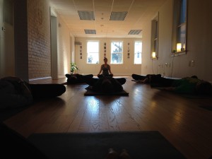restorative yoga with Tracy Young