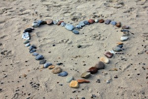 beach heart